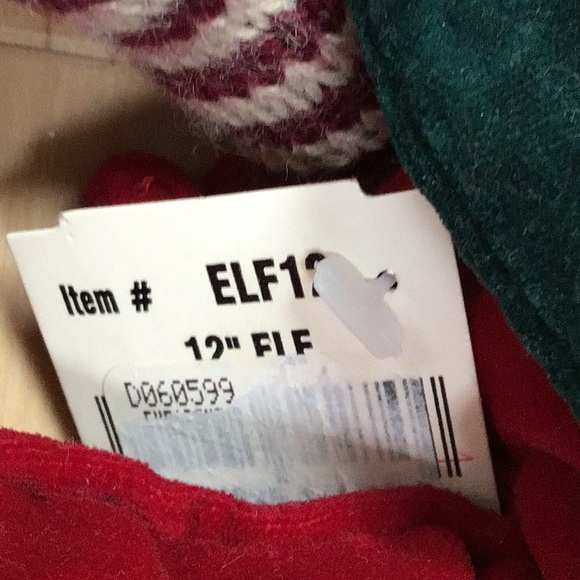 Vintage Soft Sculpture Velvet Knit Stocking Faux Fur Bendable Legs Girl … - Picture 10 of 12